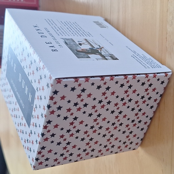 🇺🇸 Rae Dunn Proud American clear glass mug. New! - Picture 3 of 7